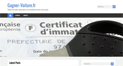 Desktop Screenshot of gagner-voiture.fr