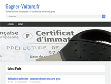 Tablet Screenshot of gagner-voiture.fr